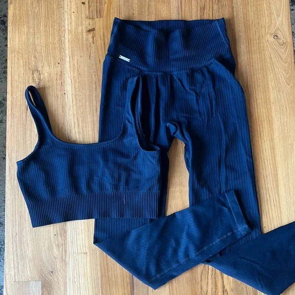 aim'n sportswear Pants Jumpsuits Aimn Ribbed Sports Bra